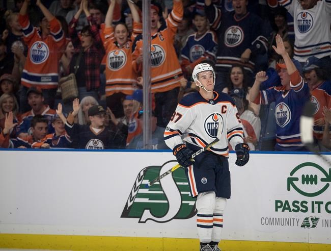 Laurent Brossoit, Connor McDavid lead Oilers past Hurricanes 4-0 | iNFOnews.ca Laurent Brossoit, Connor McDavid lead Oilers past Hurricanes 4-0 | iNFOnews.ca
