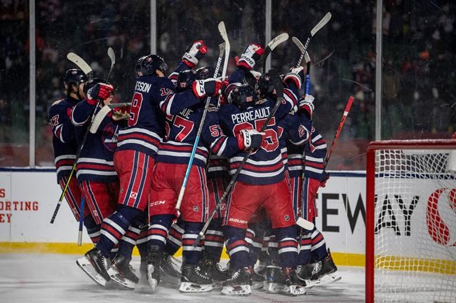 Little scores OT winner for Jets in 2-1 win over Flames in Regina's Heritage Classic | iNFOnews.ca