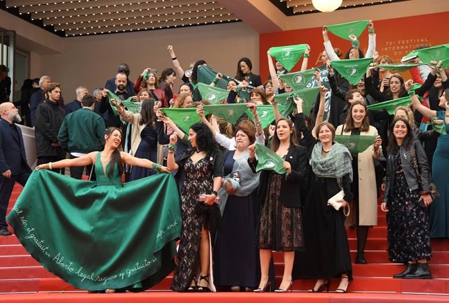 Abortion rights demonstration held on Cannes red carpet | iNFOnews.ca