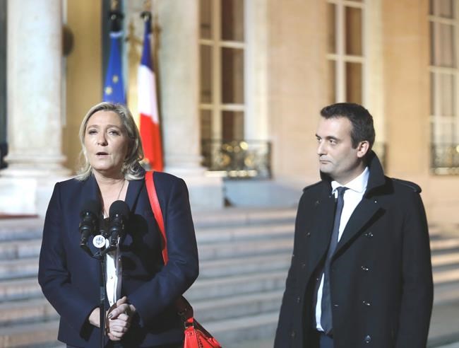 Le Pen would accept exit of French party No 2 on euro issue | iNFOnews.ca Le Pen would accept exit of French party No 2 on euro issue | iNFOnews.ca