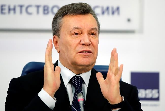 Ukraine ex-president Yanukovych to miss treason hearing | iNFOnews.ca
