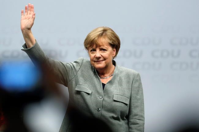 Merkel emphasizes German prosperity, security at rally | iNFOnews.ca