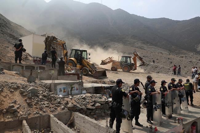 Peru demolishes mausoleum holding dead Shining Path rebels | iNFOnews.ca