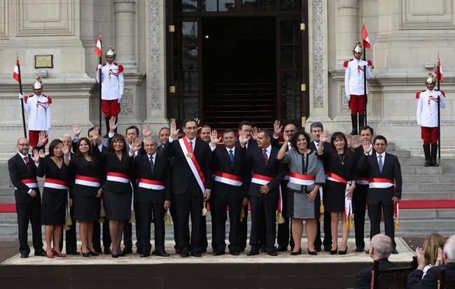 New Peruvian President Martin Vizcarra names his Cabinet | iNFOnews.ca New Peruvian President Martin Vizcarra names his Cabinet | iNFOnews.ca