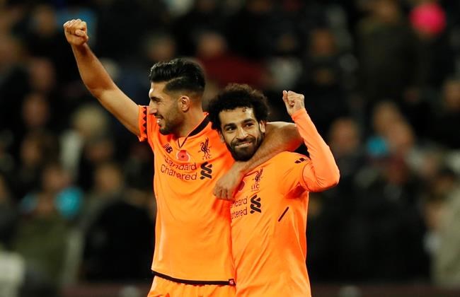 Liverpool wins at West Ham to close gap on EPL top five | iNFOnews.ca
