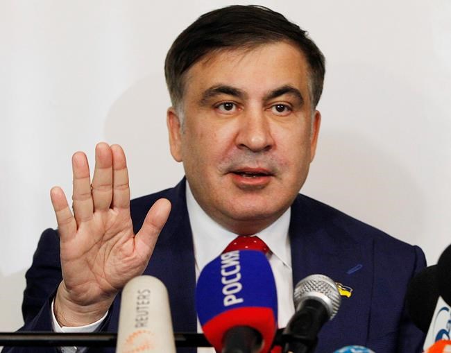 Georgia's ex-president back in Ukraine; citizenship restored | iNFOnews.ca