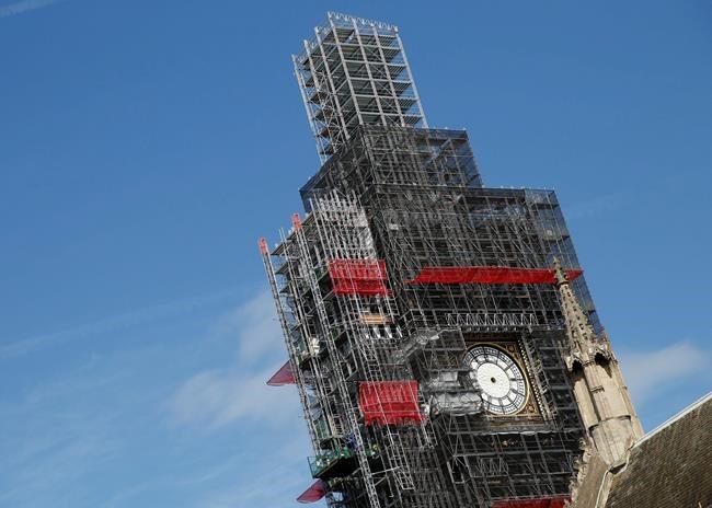 Intruder arrested after scaling scaffolding at UK Parliament | iNFOnews.ca
