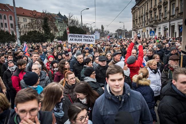 Slovak president condemns questioning of protest organizers | iNFOnews.ca
