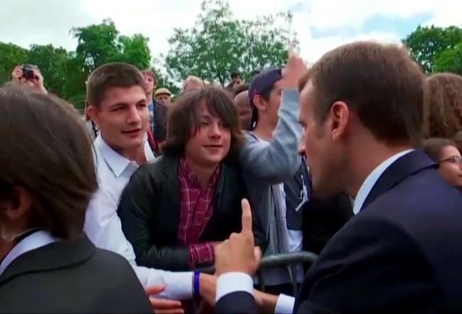 France's Macron tells teenager: Call me 'monsieur' | iNFOnews.ca