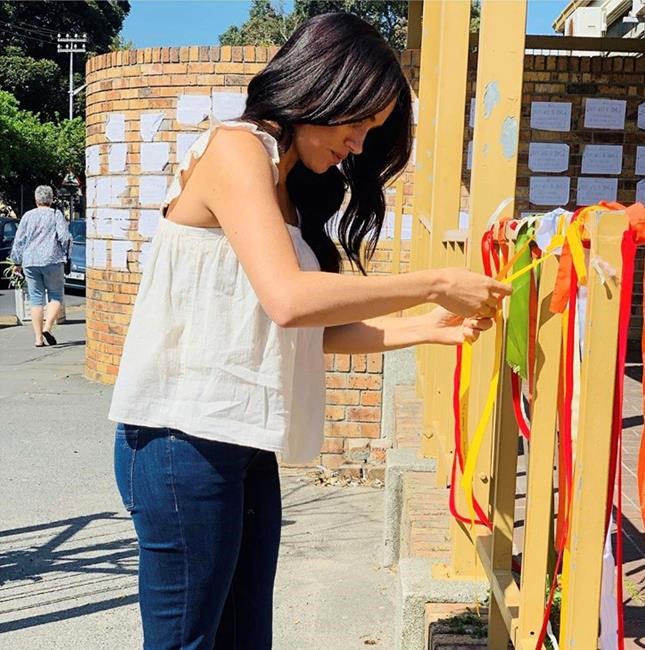 Meghan visits memorial to murdered South African woman | iNFOnews.ca