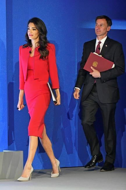 Amal Clooney faults 'collective shrug' over slain journalist | iNFOnews.ca
