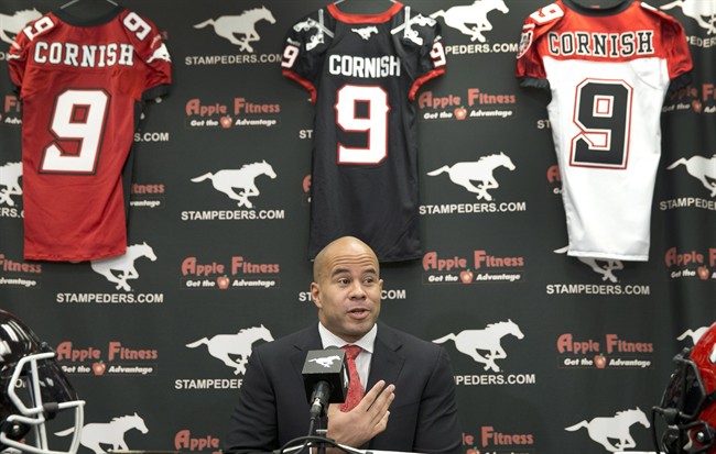 Running back Jon Cornish retires after nine seasons with Calgary Stampeders | iNFOnews.ca CP35544074