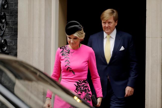 UK PM May has warm words for Dutch royals during state visit | iNFOnews.ca