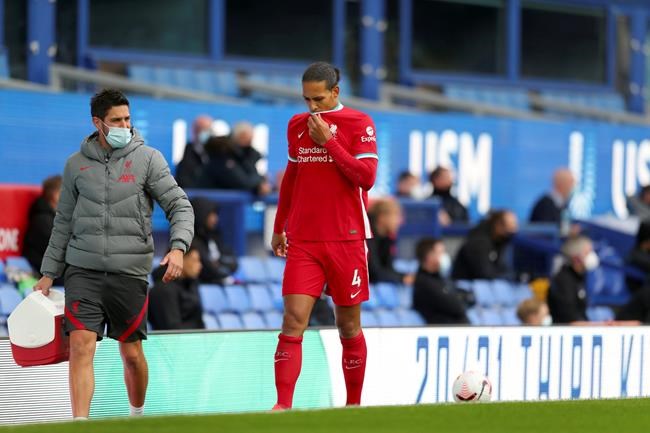Van Dijk injury causes concern for frustrated Liverpool | iNFOnews.ca