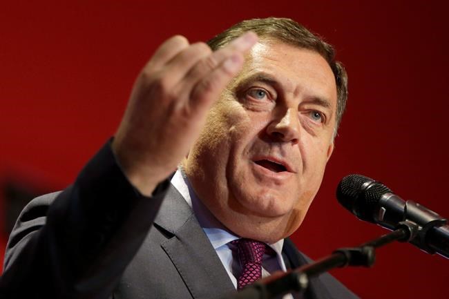 Bosnian Serb nationalist leader rejects US sanctions on him | iNFOnews.ca Bosnian Serb nationalist leader rejects US sanctions on him | iNFOnews.ca