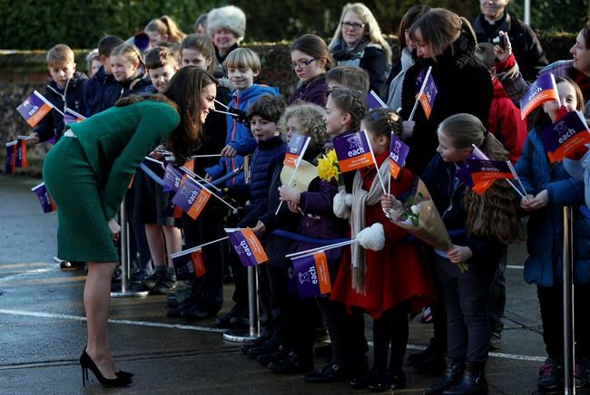 Duchess of Cambridge meets families at children's hospice | iNFOnews.ca