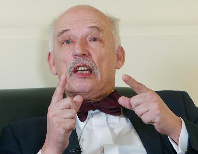 Polish European lawmaker suspended over sexist remarks | iNFOnews.ca