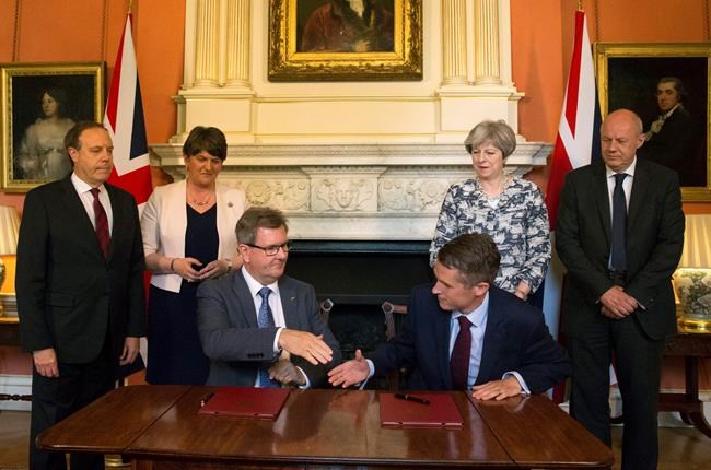 AP Explains: Role of DUP, new partner in UK government | iNFOnews.ca