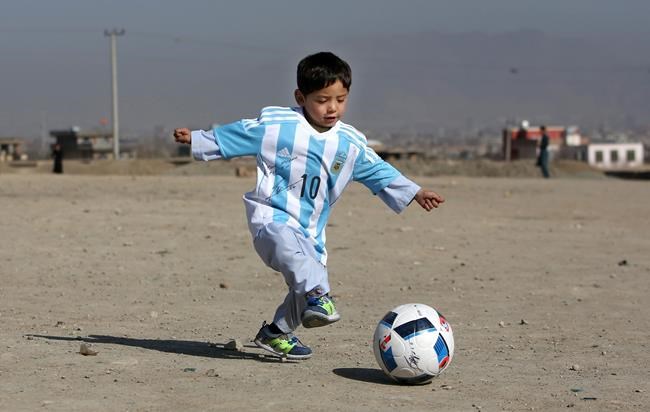 'It's a dream': Afghan boy finally meets idol Lionel Messi | iNFOnews.ca