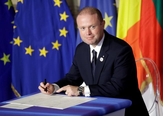 Malta's PM sworn in for 2nd term, pledges gay marriage law | iNFOnews.ca