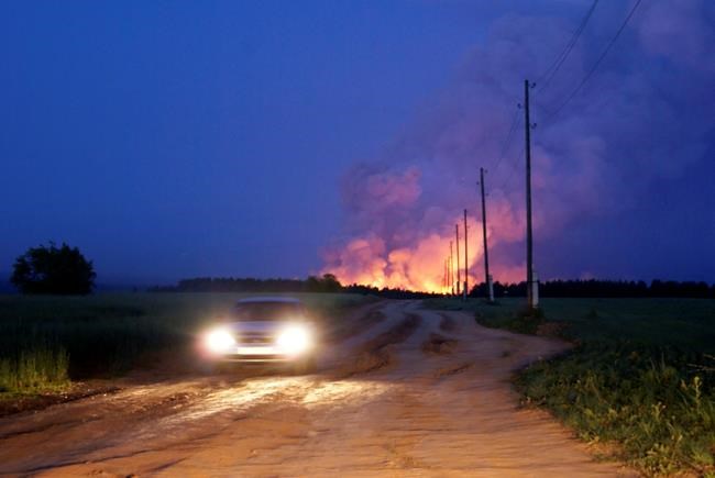 Russian village evacuated after ammunition depot fire | iNFOnews.ca
