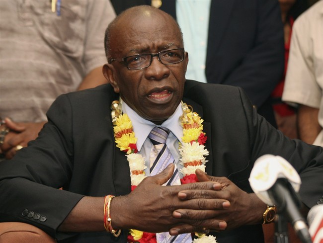 Accused ex-FIFA VP Jack Warner renews criticism of US - based on satirical website's story | iNFOnews.ca CP33302886