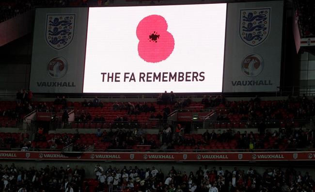 England and Scotland to face FIFA sanctions over wearing poppies | iNFOnews.ca CP950006124