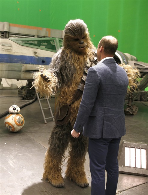 Empire strikes back: William, Harry visit 'Star Wars' set | iNFOnews.ca