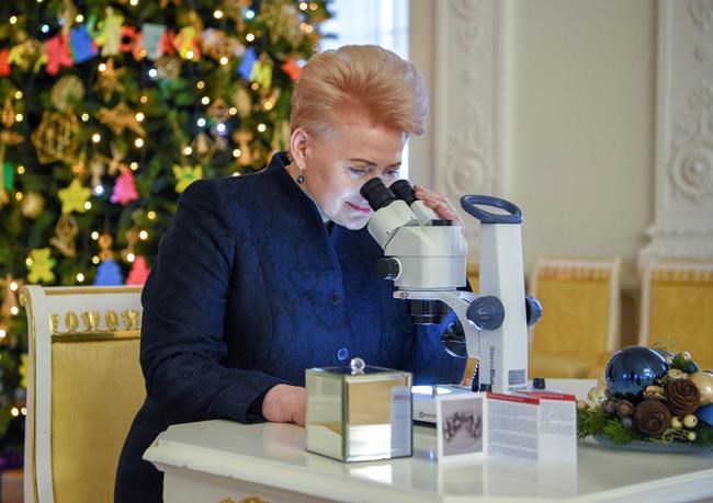 Pope Francis needs a microscope to eye Lithuanian crib | iNFOnews.ca