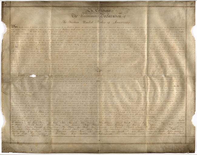 Harvard researchers find copy of Declaration of Independence | iNFOnews.ca