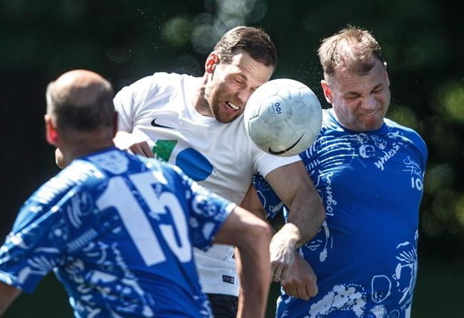 Prime ministers take to soccer field in celebration | iNFOnews.ca