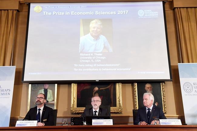 The Latest: For 2nd year, no women among Nobel winners | iNFOnews.ca The Latest: For 2nd year, no women among Nobel winners | iNFOnews.ca