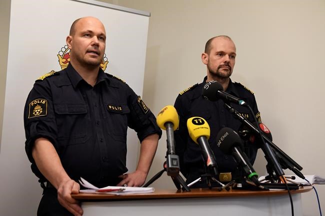 2 shot dead in Stockholm suburb known for feuding gangs | iNFOnews.ca CP1863265033