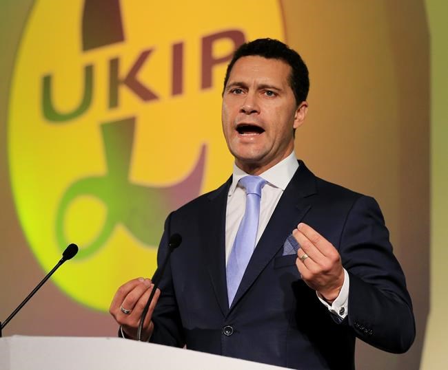 Injured UKIP legislator discharged from French hospital | iNFOnews.ca Injured UKIP legislator discharged from French hospital | iNFOnews.ca