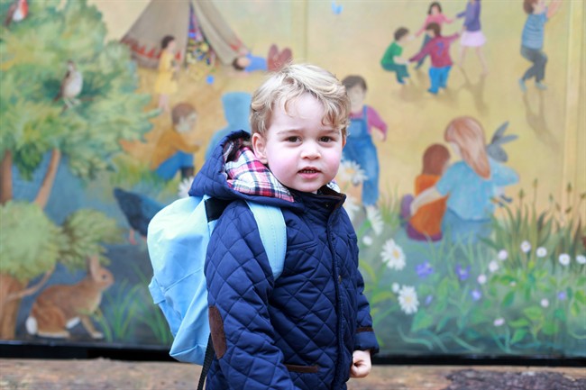 Britain's Prince George starts nursery school in Norfolk | iNFOnews.ca CP35915232