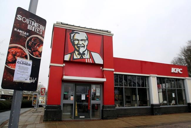 Feathers fly as chicken shortage shuts KFCs across Britain | iNFOnews.ca