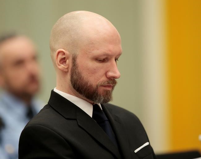 Court: Norway didn't violate rights of mass murderer Breivik | iNFOnews.ca