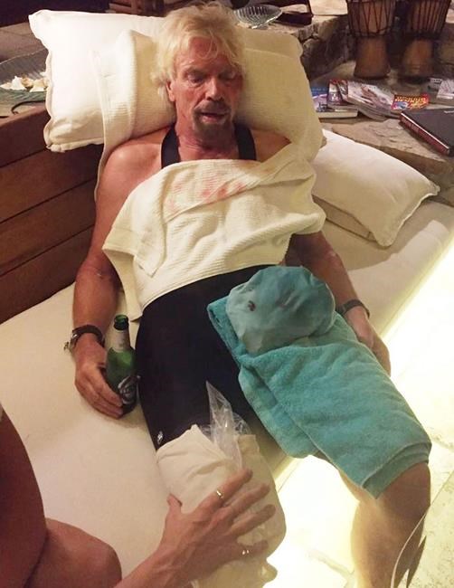 Billionaire Richard Branson survives bike crash | iNFOnews.ca