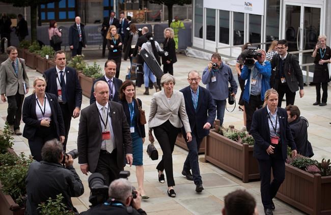 Boris Johnson vows loyalty to May as divided UK Tories meet | iNFOnews.ca CP1743982604