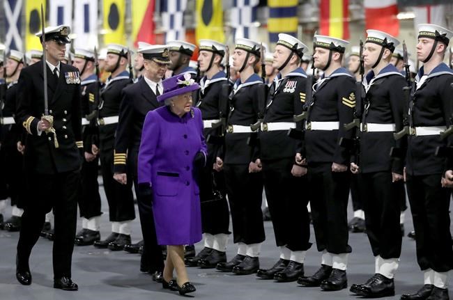 Queen Elizabeth commissions aircraft carrier with her name | iNFOnews.ca