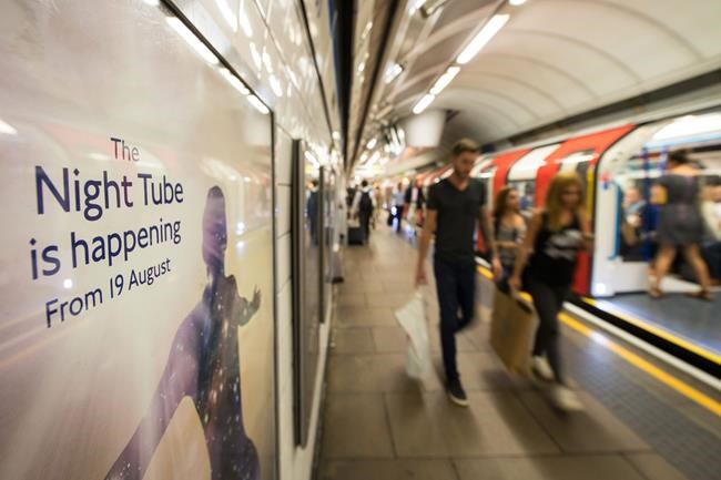 London's mayor says overnight subway will boost economy | iNFOnews.ca