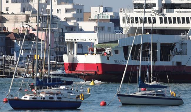 Ferry collides with yachts, runs aground near Isle of Wight | iNFOnews.ca CP1821214742