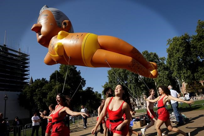 Balloon poking fun at Mayor Sadiq Khan flies over London | iNFOnews.ca