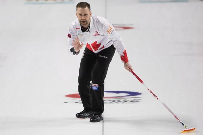 Canada's Gushue joins leaders at men's world curling championship | iNFOnews.ca CP1150874989