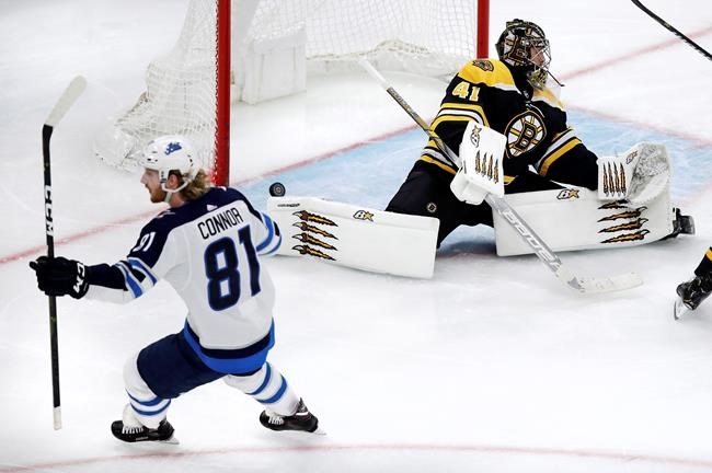 Connor scores twice, adds shootout winner as Jets top Bruins | iNFOnews.ca