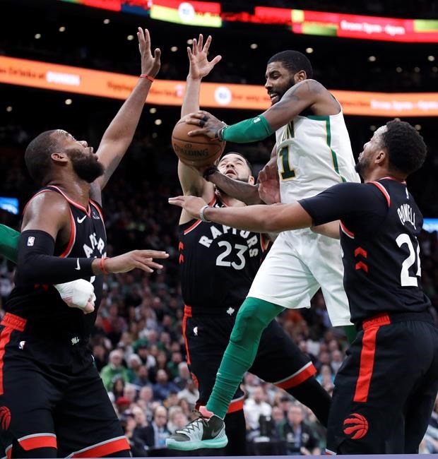 Irving's 27 points, 18 assists leads Celtics past Raptors | iNFOnews.ca