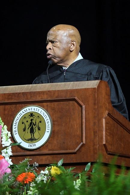 Rep. John Lewis tells graduates to 'get in trouble' | iNFOnews.ca Rep. John Lewis tells graduates to 'get in trouble' | iNFOnews.ca