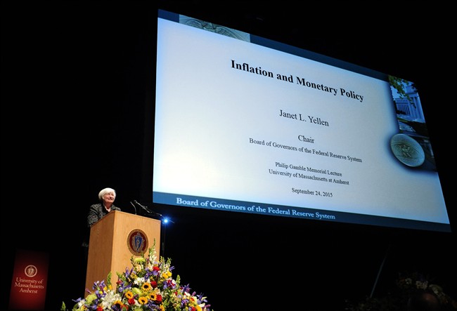 Yellen says she expects Fed to start raising rates from record lows by year's end | iNFOnews.ca CP34699760