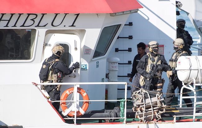 Rescued migrants safe in Europe after hijacking oil tanker | iNFOnews.ca