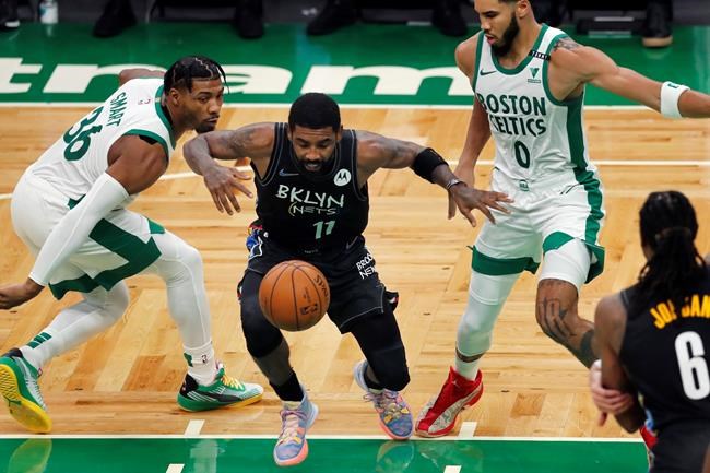 Irving scores 37, leads Nets to 123-95 win over Celtics | iNFOnews.ca